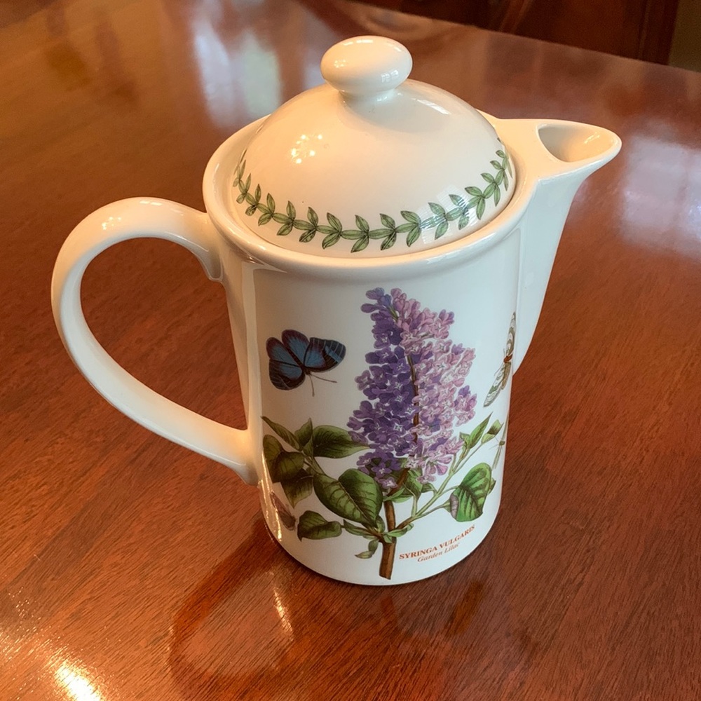 Portmeirion Botanic Garden Tall Tea Pot with lid
